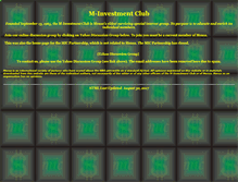 Tablet Screenshot of minvestmentclub.com